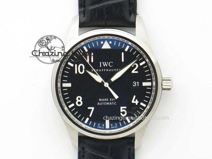 MIROTIME 0705 Mark XVIII IW327006 Titanium M+F 1:1 Best Edition Black Dial on Brown Leather Strap A Efficient 7052
